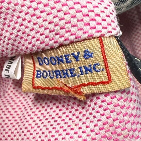 Dooney & Bourke Signature DB Canvas Satchel Tote Monogram Large Tote - Picture 12 of 15